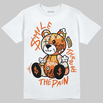 Jordan 4 "Birds of Paradise" DopeSkill T-Shirt Smile Through The Pain Graphic Streetwear - White