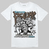 Asics Gel-Kayano 12.1 Cream/Stillwater DopeSkill T-Shirt Distorted Realms Graphic Streetwear - White