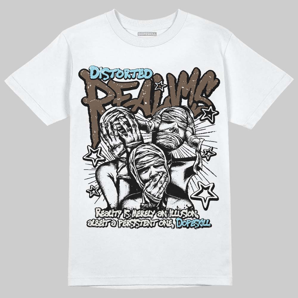 Asics Gel-Kayano 12.1 Cream/Stillwater DopeSkill T-Shirt Distorted Realms Graphic Streetwear - White