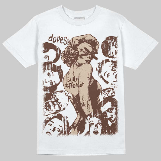 Harris Tweed x Wmns Dunk Low 'Sesame' DopeSkill T-Shirt Built Different Graphic Streetwear - White