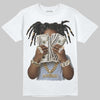 Jordan 3 GS “Cobalt Bliss” DopeSkill T-Shirt Rich Youth Graphic Streetwear  - White