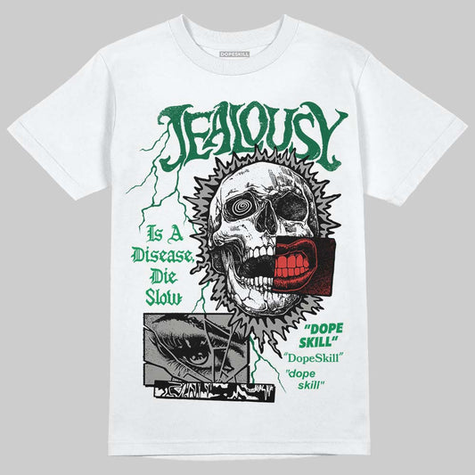 Teyana Taylor x Jordan 3 “Concrete Rose” DopeSkill T-Shirt Jealousy Graphic Streetwear - White
