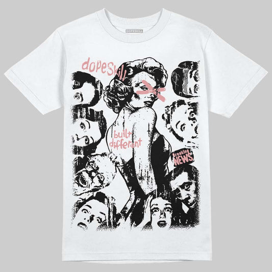 Harris Tweed x Wmns Dunk Low 'Black Phantom' DopeSkill T-Shirt Built Different Graphic Streetwear - White 