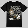 Adidas Samba OG Focus Olive Gum DopeSkill T-Shirt Break Through Graphic Streetwear - Black