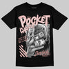 Jordan 40 “Dusty Rose” DopeSkill T-Shirt Pocket Change Graphic Streetwear - Black