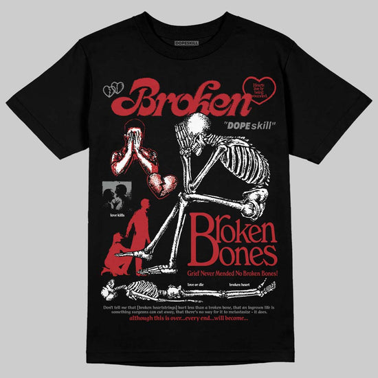 Jordan 8 Retro Bugs Bunny (2025) DopeSkill T-Shirt Broken Bones Graphic Streetwear - Black