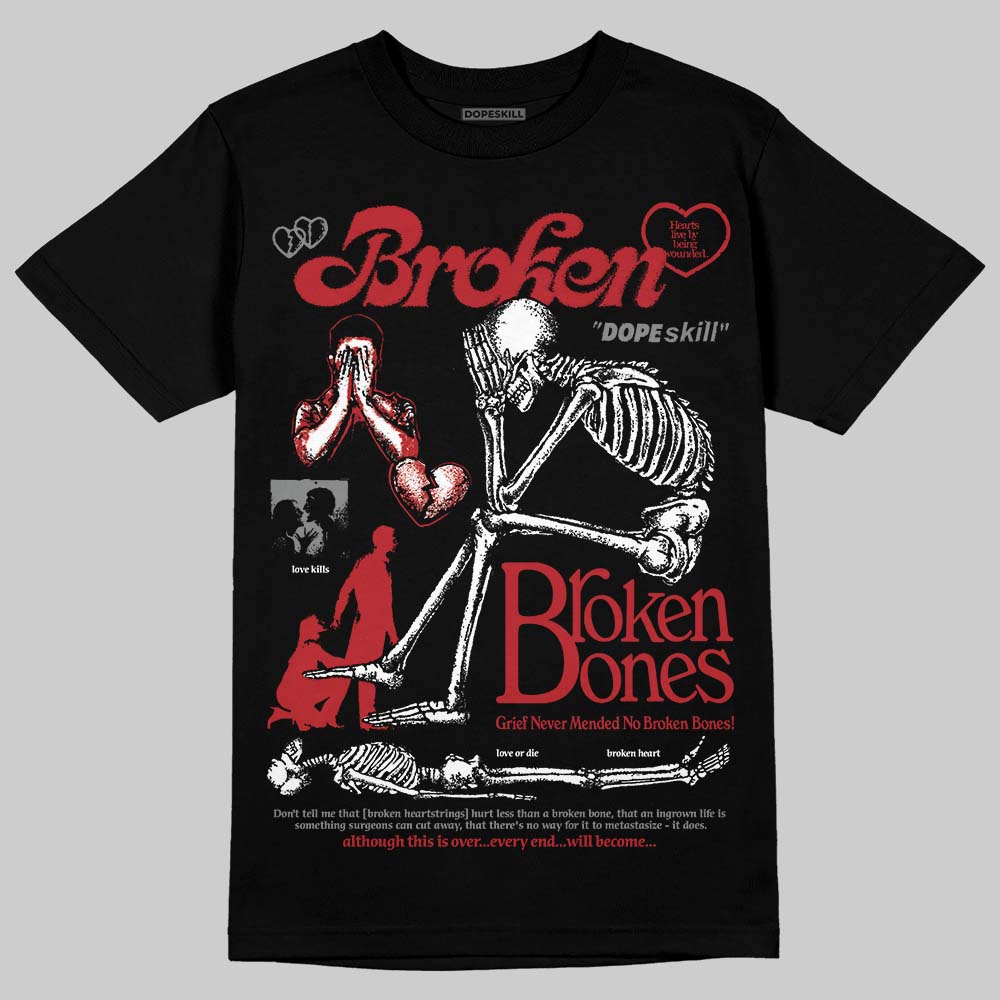 Jordan 8 Retro Bugs Bunny (2025) DopeSkill T-Shirt Broken Bones Graphic Streetwear - Black