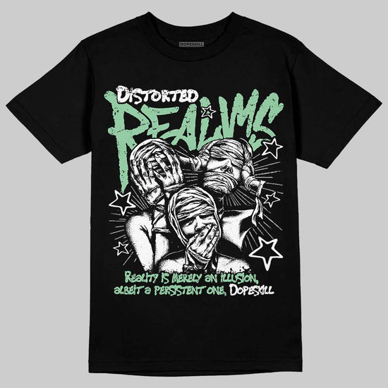 Asics Gel-Kayano 12.1 White/Menthol DopeSkill T-Shirt Distorted Realms Graphic Streetwear - Black