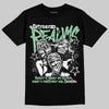 Asics Gel-Kayano 12.1 White/Menthol DopeSkill T-Shirt Distorted Realms Graphic Streetwear - Black