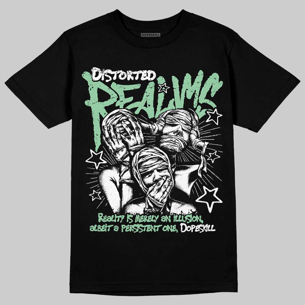 Asics Gel-Kayano 12.1 White/Menthol DopeSkill T-Shirt Distorted Realms Graphic Streetwear - Black