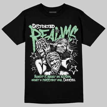 Asics Gel-Kayano 12.1 White/Menthol DopeSkill T-Shirt Distorted Realms Graphic Streetwear - Black