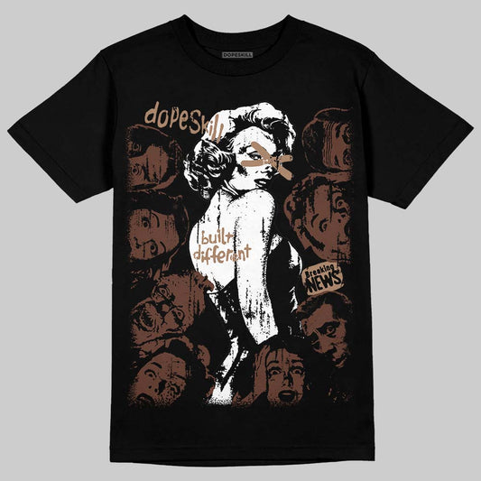 Harris Tweed x Wmns Dunk Low 'Sesame' DopeSkill T-Shirt Built Different Graphic Streetwear - Black