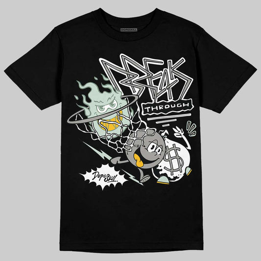 Jordan 1 Retro Low OG Year of the Snake (2025) DopeSkill T-Shirt Break Through Graphic Streetwear - Black