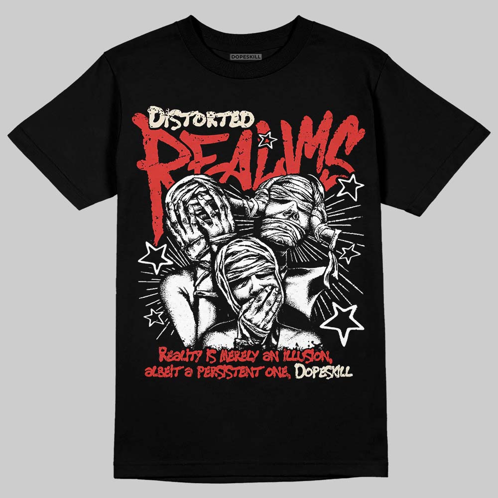 Jordan 4 Retro OG Nigel Sylvester Brick After Brick DopeSkill T-Shirt Distorted Realms Graphic Streetwear - Black