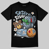 Jordan 40 “Blue Suede” DopeSkill T-Shirt SRSLY Study Graphic Streetwear - black