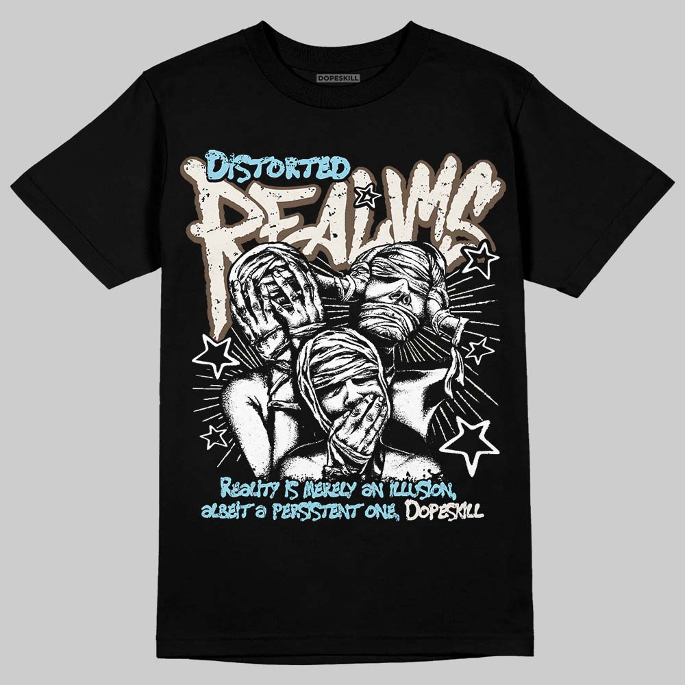 Asics Gel-Kayano 12.1 Cream/Stillwater DopeSkill T-Shirt Distorted Realms Graphic Streetwear - Black