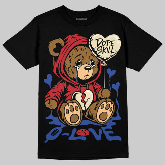 Jordan 4 “Rare Air” DopeSkill T-Shirt Broken Bear Graphic Streetwear - Black