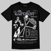 Lanvin Curb Sneakers White Anthracite DopeSkill T-Shirt Broken Bones Graphic Streetwear - Black