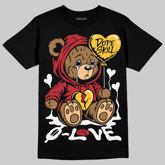 Jordan 14 Retro Ferrari (2025) DopeSkill T-Shirt Broken Bear Graphic Streetwear - black