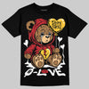 Jordan 14 Retro Ferrari (2025) DopeSkill T-Shirt Broken Bear Graphic Streetwear - black