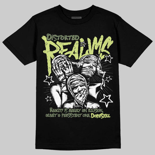 New Balance 1890 Faded Black Utility Green DopeSkill T-Shirt Distorted Realms Graphic Streetwear - black