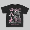 Jordan 12 GS “Pearl Pink” DopeSkill Toddler Kids T-shirt Broken Bones Graphic Streetwear - Black
