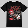 Jordan 9 'Olive' DopeSkill T-Shirt Break Through Graphic Streetwear - Black