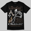 Jordan 1 Low OG “Mocha” DopeSkill T-Shirt Broken Bones Graphic Streetwear - Black