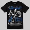 Jordan 1 Low OG “Storm Blue” DopeSkill T-Shirt Broken Bones Graphic Streetwear - Black