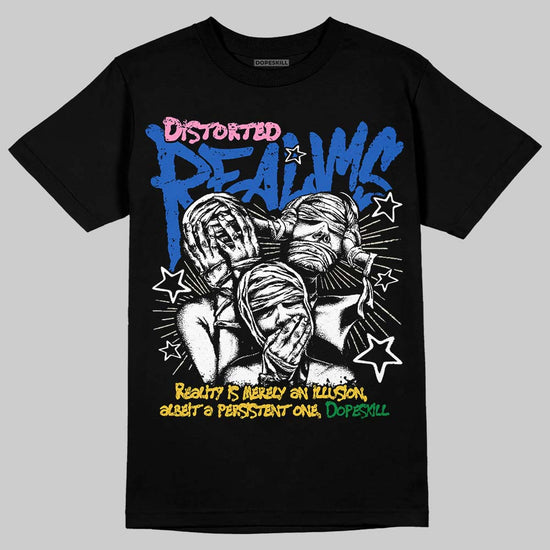 Jordan 3 “Brazil” DopeSkill T-Shirt Distorted Realms Graphic Streetwear - Black