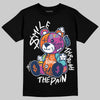 Air Max 1 'San Diego Padres' DopeSkill T-Shirt Smile Through The Pain Graphic Streetwear - black