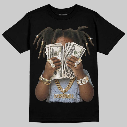 Jordan 3 GS “Cobalt Bliss” DopeSkill T-Shirt Rich Youth Graphic Streetwear  - black