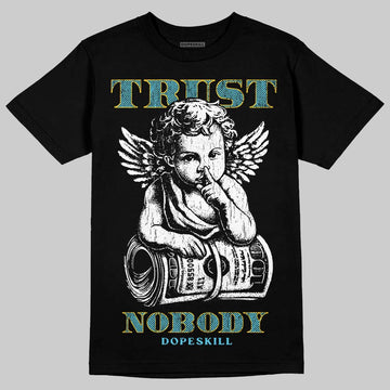 Jordan 11 Retro Gamma Blue (2025) DopeSkill T-Shirt Trust Nobody Graphic Streetwear - Black