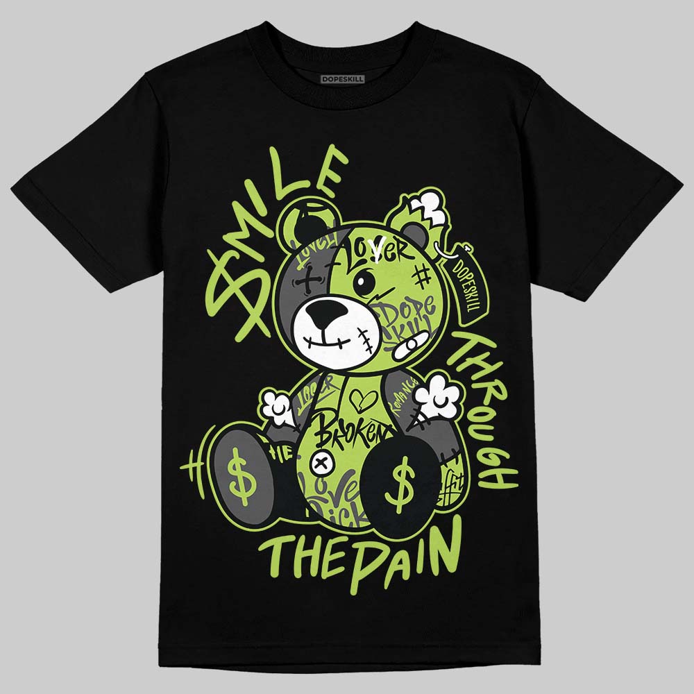 Air Foamposite Pro "Voltage" DopeSkill T-Shirt Smile Through The Pain Graphic Streetwear - Black