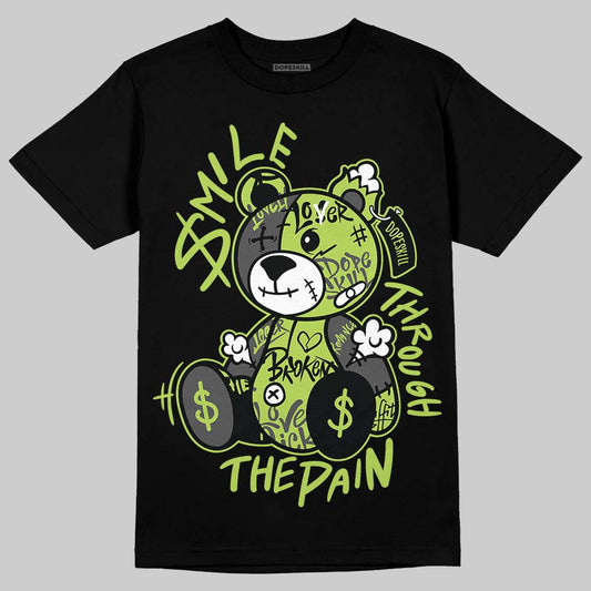 Air Foamposite Pro "Voltage" DopeSkill T-Shirt Smile Through The Pain Graphic Streetwear - Black