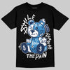 Air Foamposite Pro University Blue (2026) DopeSkill T-Shirt Smile Through The Pain Graphic Streetwear - Black