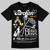 Air DT Max '96 Black White (2024) DopeSkill T-Shirt Broken Bones Graphic Streetwear - Black