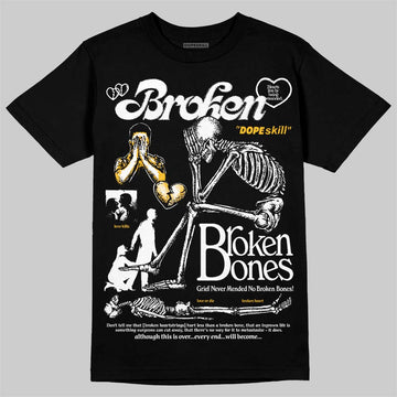 Air DT Max '96 Black White (2024) DopeSkill T-Shirt Broken Bones Graphic Streetwear - Black