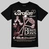 Jordan 11 “China” DopeSkill T-Shirt Broken Bones Graphic Streetwear - Black