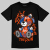 Jordan 3 Knicks DopeSkill T-Shirt Smile Through The Pain Graphic Streetwear - Black
