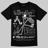Jordan 4 “Black Cat” (2025) DopeSkill T-Shirt Broken Bones Graphic Streetwear - Black