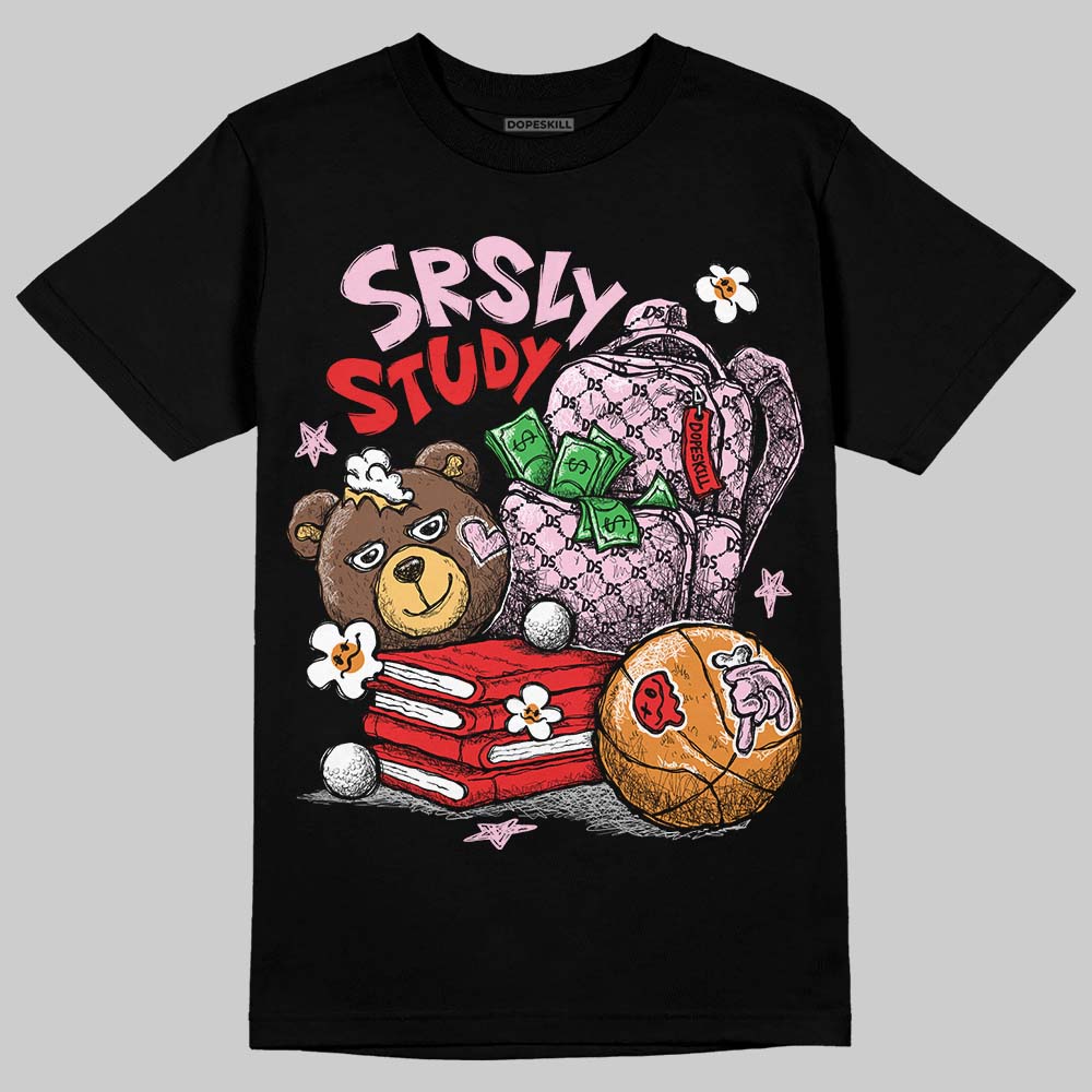 Awake NY x Air Jordan 5 Arctic Pink DopeSkill T-Shirt SRSLY Study Graphic Streetwear - Black