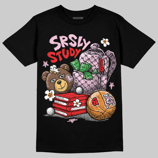 Awake NY x Air Jordan 5 Arctic Pink DopeSkill T-Shirt SRSLY Study Graphic Streetwear - Black