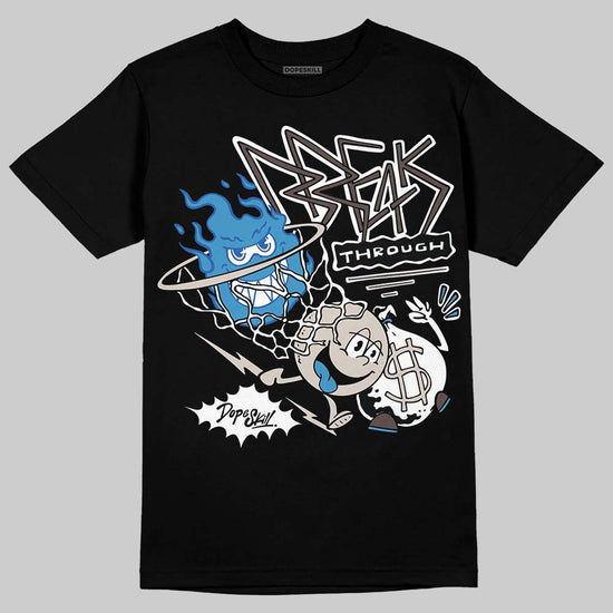 Adidas Samba OG White Black Clear Granite DopeSkill T-Shirt Break Through Graphic Streetwear - Black