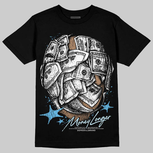 Jordan 11 Retro Legend Blue DopeSkill T-Shirt Money Longer Graphic Streetwear - black
