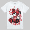 Air Foamposite Pro Gym Red DopeSkill T-Shirt Smile Through The Pain Graphic Streetwear - White 
