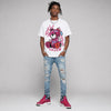 Sweet Beet 4s DopeSkill T-Shirt Smile Through The Pain Graphic
