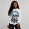 Black University Blue 5s DopeSkill Long Sleeve T-Shirt Rebirth Graphic