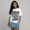 “True Blue” 3s DopeSkill T-Shirt Distorted Realms Graphic