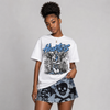 Black University Blue 5s DopeSkill T-Shirt Heartless Graphic